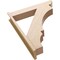 Ekena Millwork 7 1/2-in W x 38-in D x 46-in H Balboa Slat Rough Cedar Woodgrain TimberThane Outlooker, Primed Tan OUTUR075X38X46BOA24RCPR - alternate 5